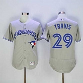 Toronto Blue Jays #29 Devon Travis Gray 2016 Flexbase Collection Stitched Jersey,baseball caps,new era cap wholesale,wholesale hats